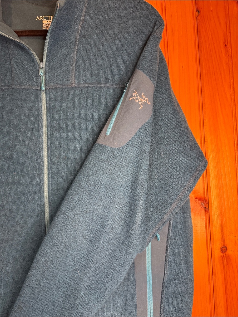 Arc'teryx Men's Blue Polartec Full Zip Fleece Jacket L/G - Picture 9 of 10
